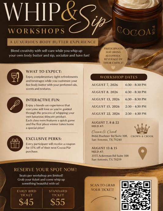 Whip & Sip Workshop